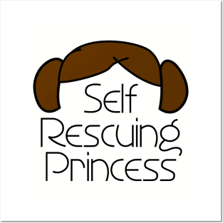 Self Rescuing Princess of Alderaan Posters and Art